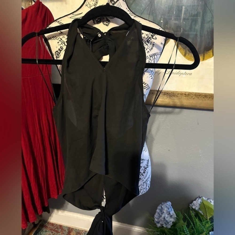 Kris NWT sexy black top